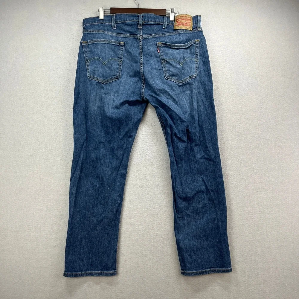 Levis 559 Relaxed Straight Jeans Mens 38x30 Blue Denim Pant Wide Leg Work Cowboy